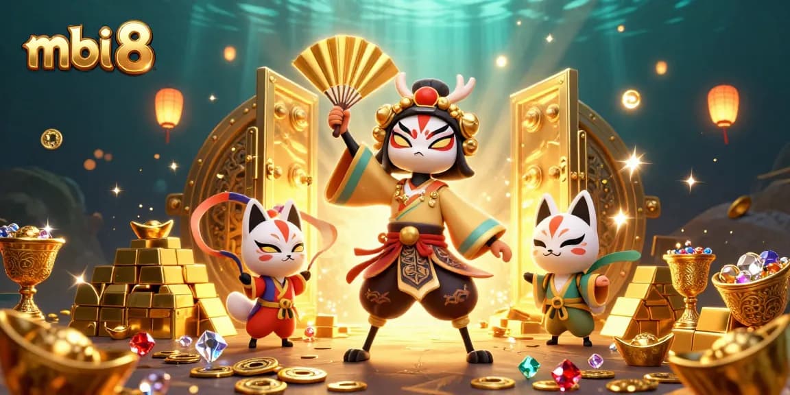 Experience thrilling gameplay with mbi 8, featuring vibrant characters and dynamic casino elements.