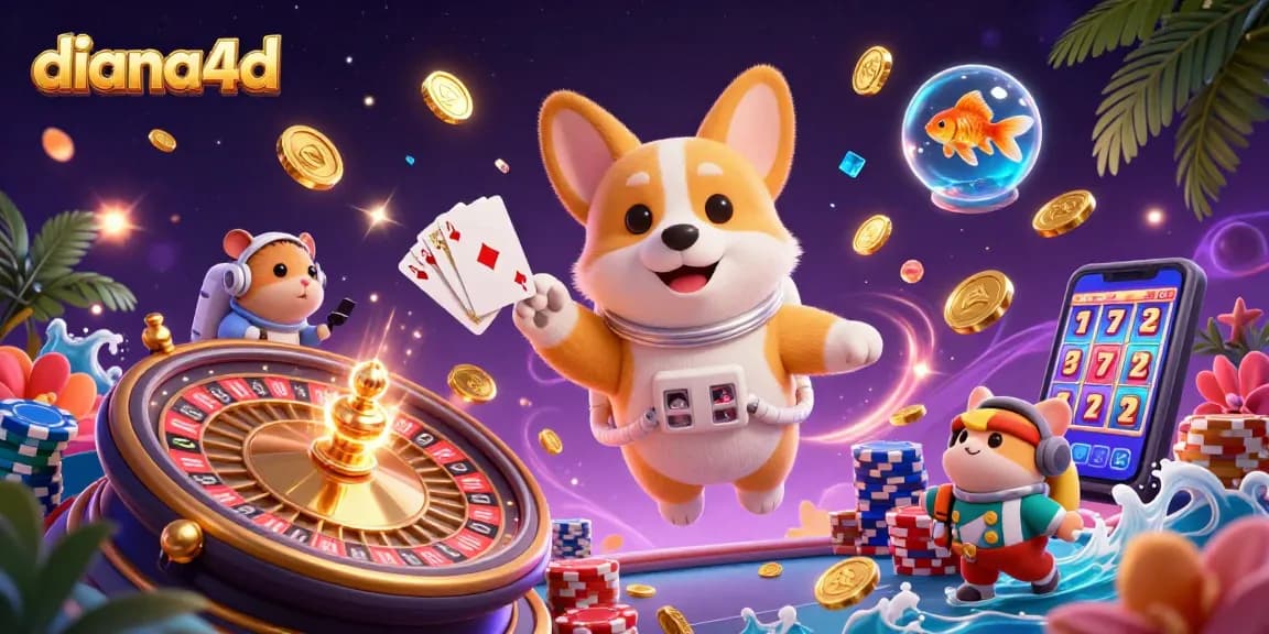 Engage with thrilling bets at diana4d while enjoying a vibrant casino atmosphere filled with gold coins and excitement.