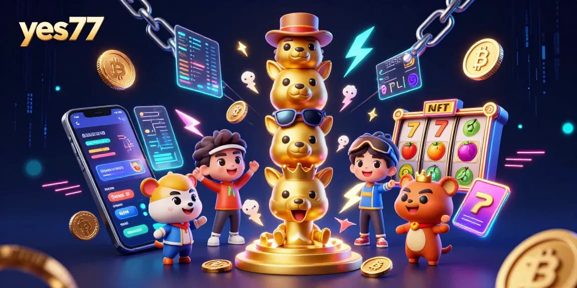 Slot dinamis dengan elemen cryptocurrency menggambarkan keseruan perjudian di yes77.
