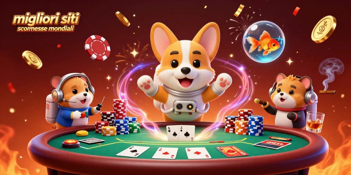 Gioca sui migliori siti scommesse mondiali con un astronauta corgi e un criceto di comando.