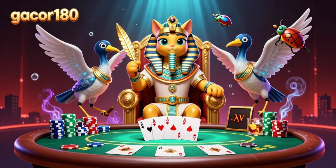 Gacor180 menang dengan permainan poker penuh aksi di kasino online terbaik.