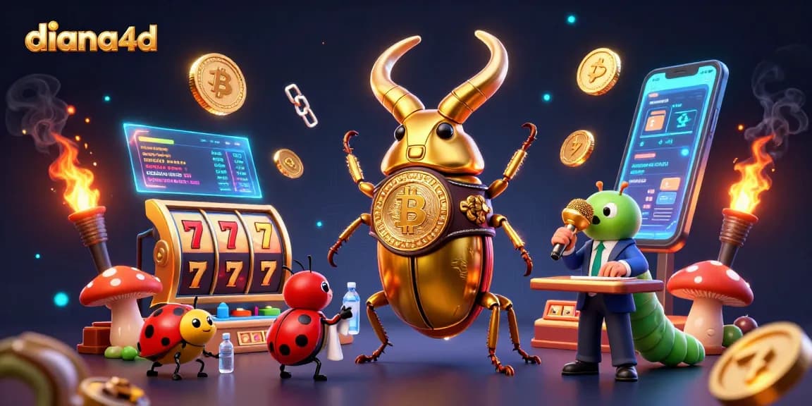 Engage in high-stakes casino fun with diana4d featuring characters and vibrant game elements.