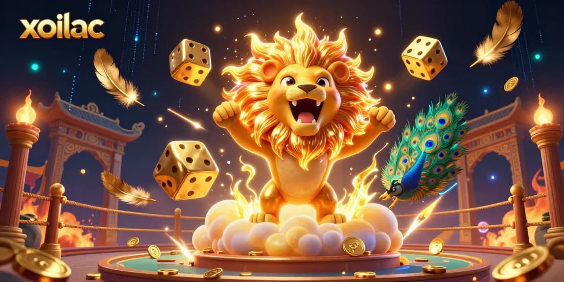 Xoilac's thrilling sports betting scene with dynamic characters and engaging visuals