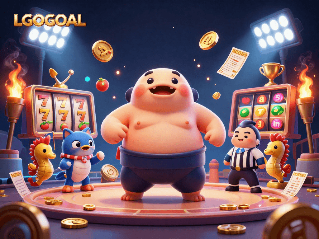 Engage with LGOGOAL's thrilling slot action in a dynamic underwater casino scene.