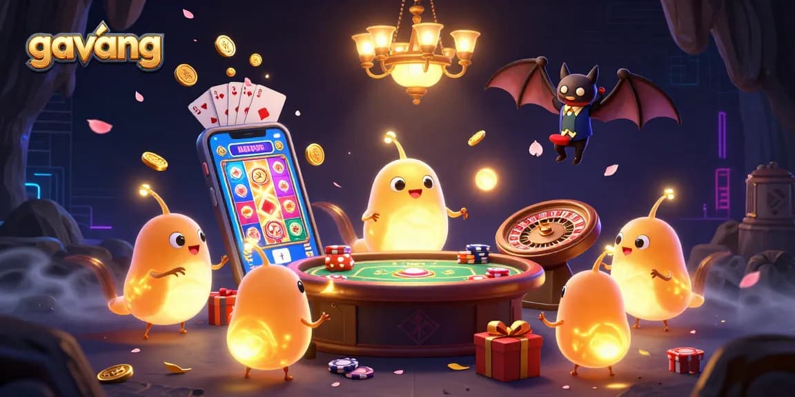 Experience excitement with gavang in a cave casino illuminated by glowworms and a bat dealer.