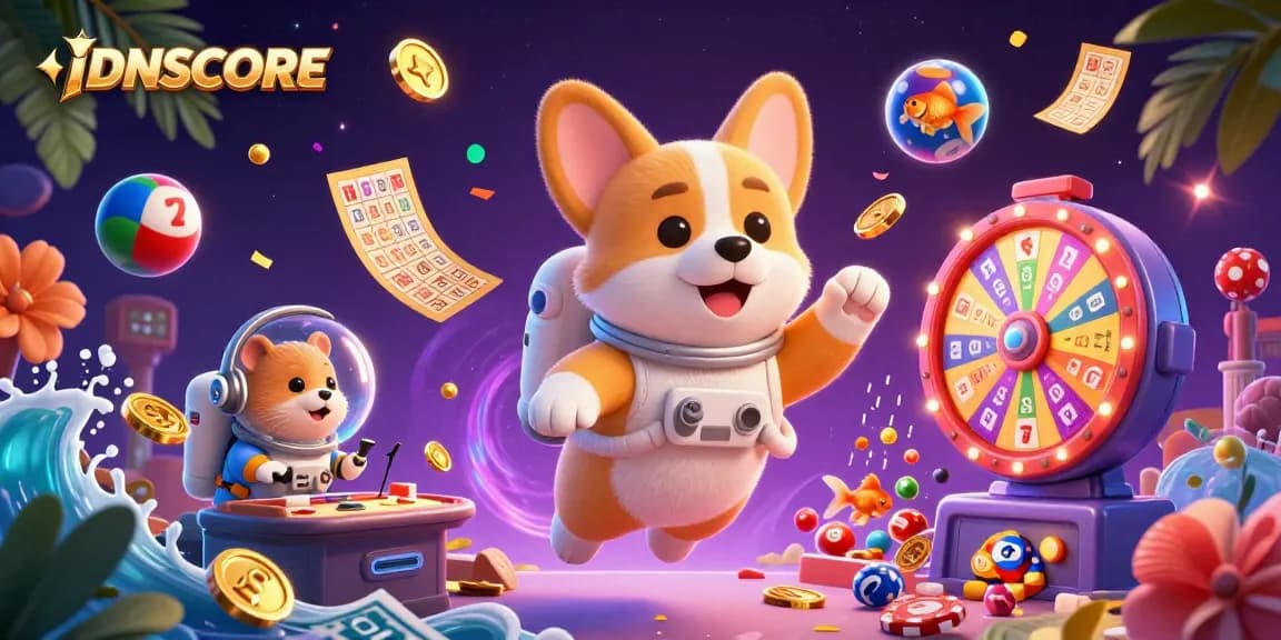 Engage exciting slots action at IDNSCORE with vibrant characters and dynamic game elements.