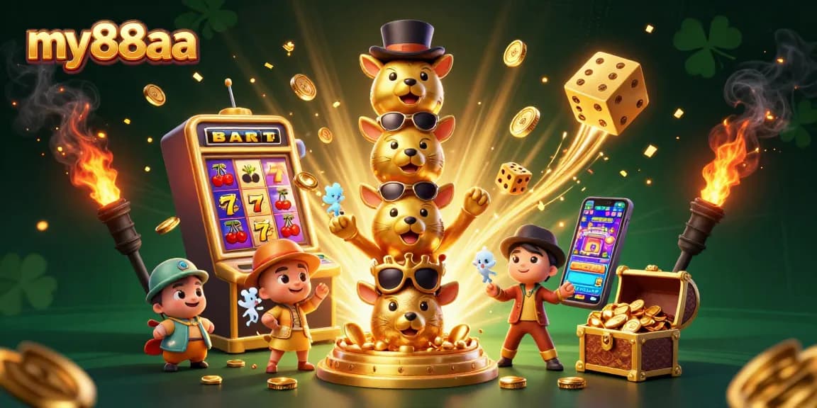 Experience thrilling wins with my88aa's vibrant casino games featuring dynamic slot machines and exciting gameplay.