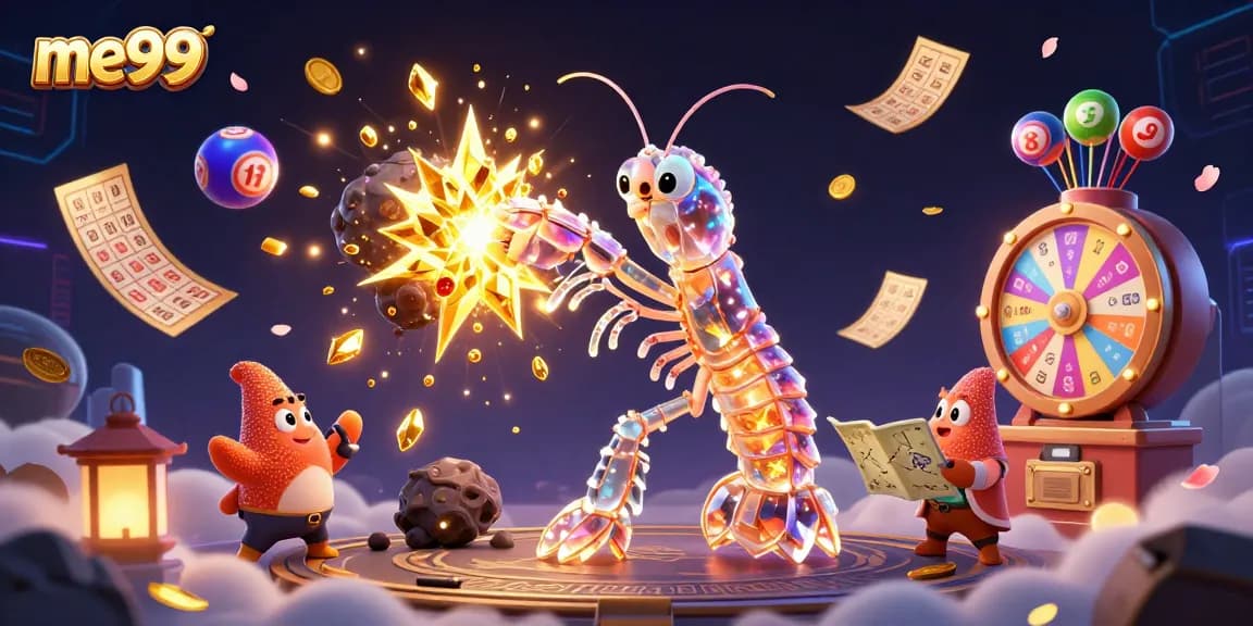 Win big with me99, exploring vibrant 3D casino adventures filled with golden gems and exciting games.