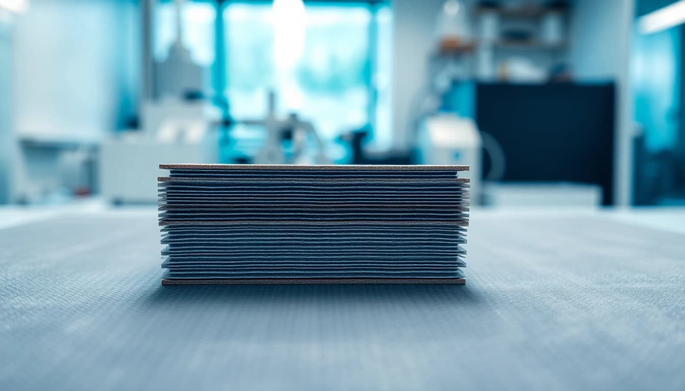 Engineered Composites showcasing advanced material properties in a laboratory setting.