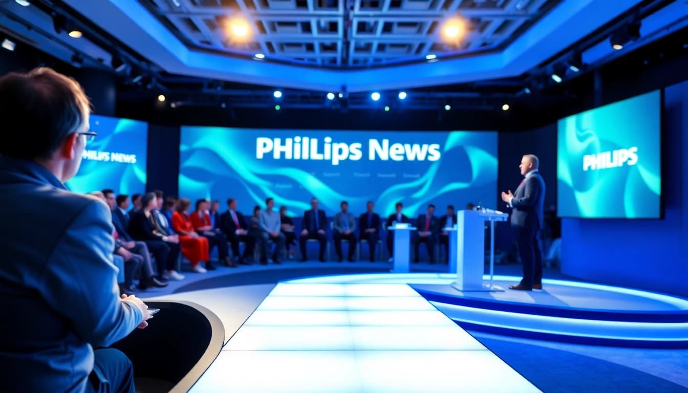 Philips News conference highlighting key advancements in healthcare technology.