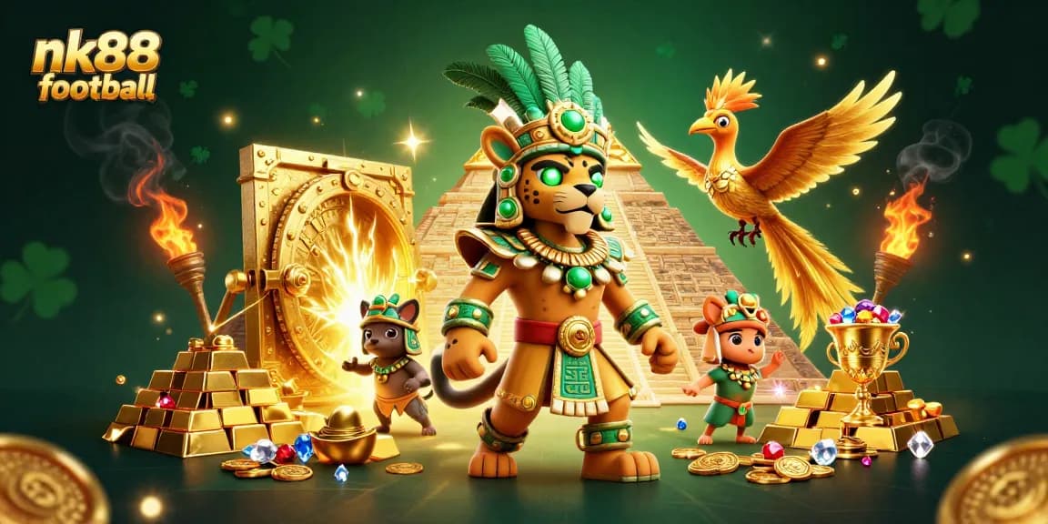 Experience thrilling gameplay at nk88 football with vibrant casino-themed artwork showcasing excitement.
