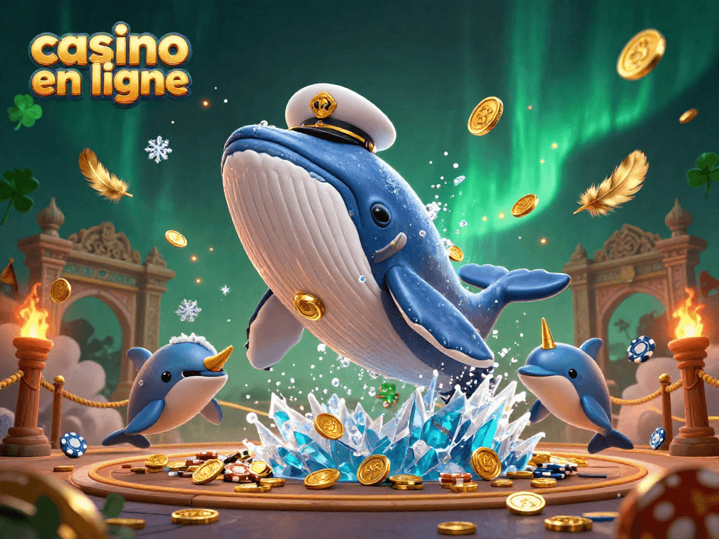 Jouer au casino en ligne avec une ambiance festive et des personnages animés.