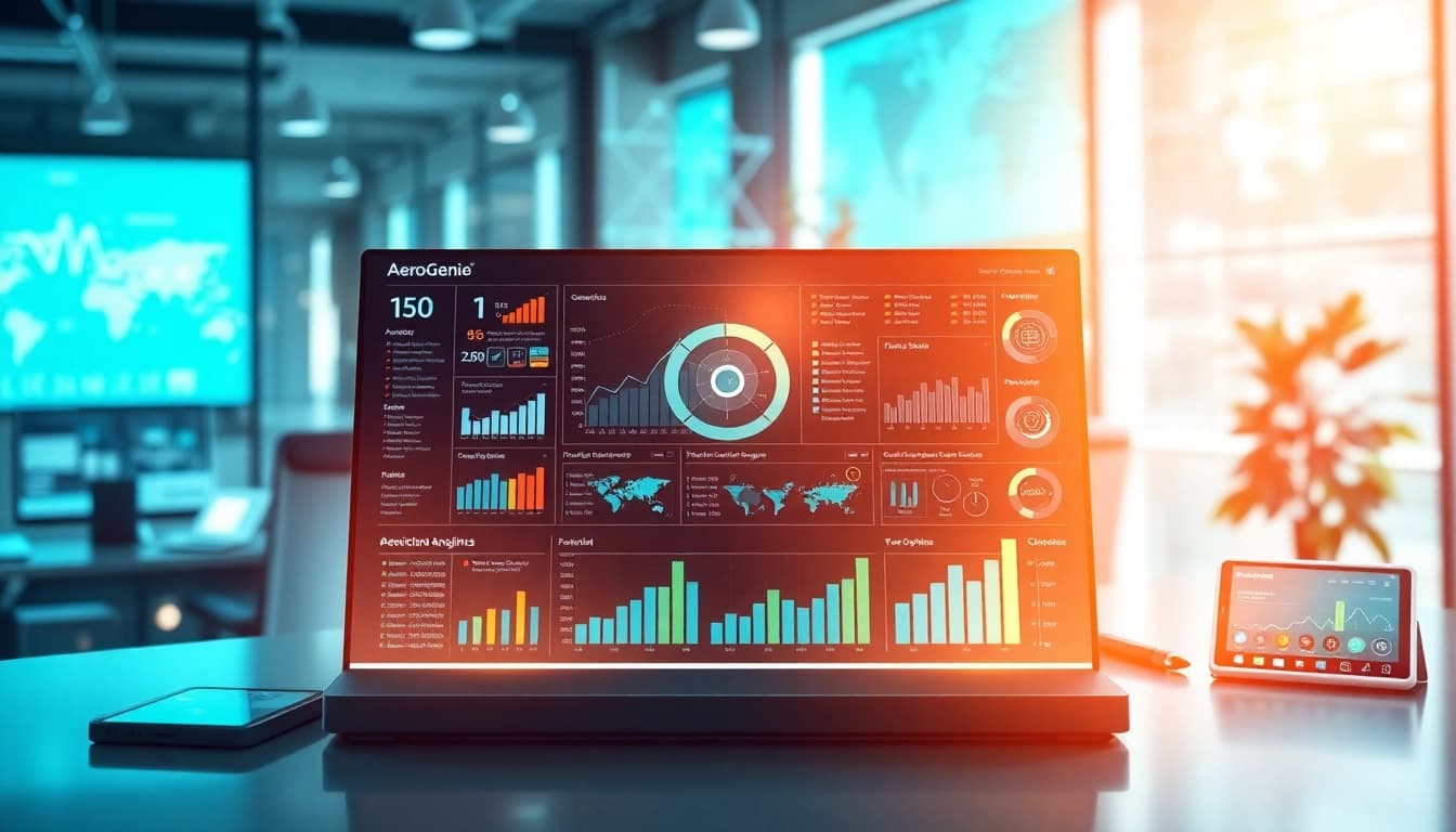 Visualize the AeroGenie Agentic AI decision engine enhancing data analytics for informed decision-making effectively.