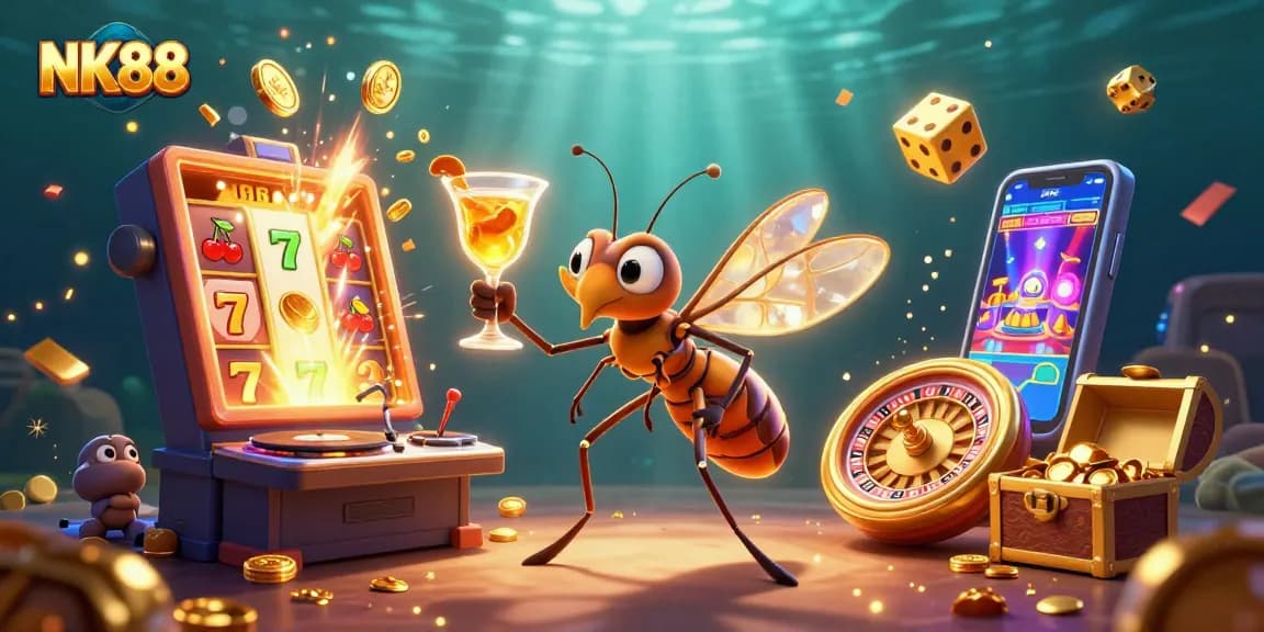 Join NK88 and experience vibrant casino games with dynamic characters and thrilling winning moments.