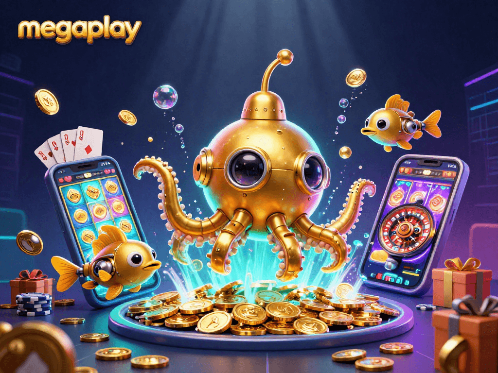 เล่นเกมใน MEGAPLAY กับมอนสเตอร์สล๊อตในทะเลทองคำ