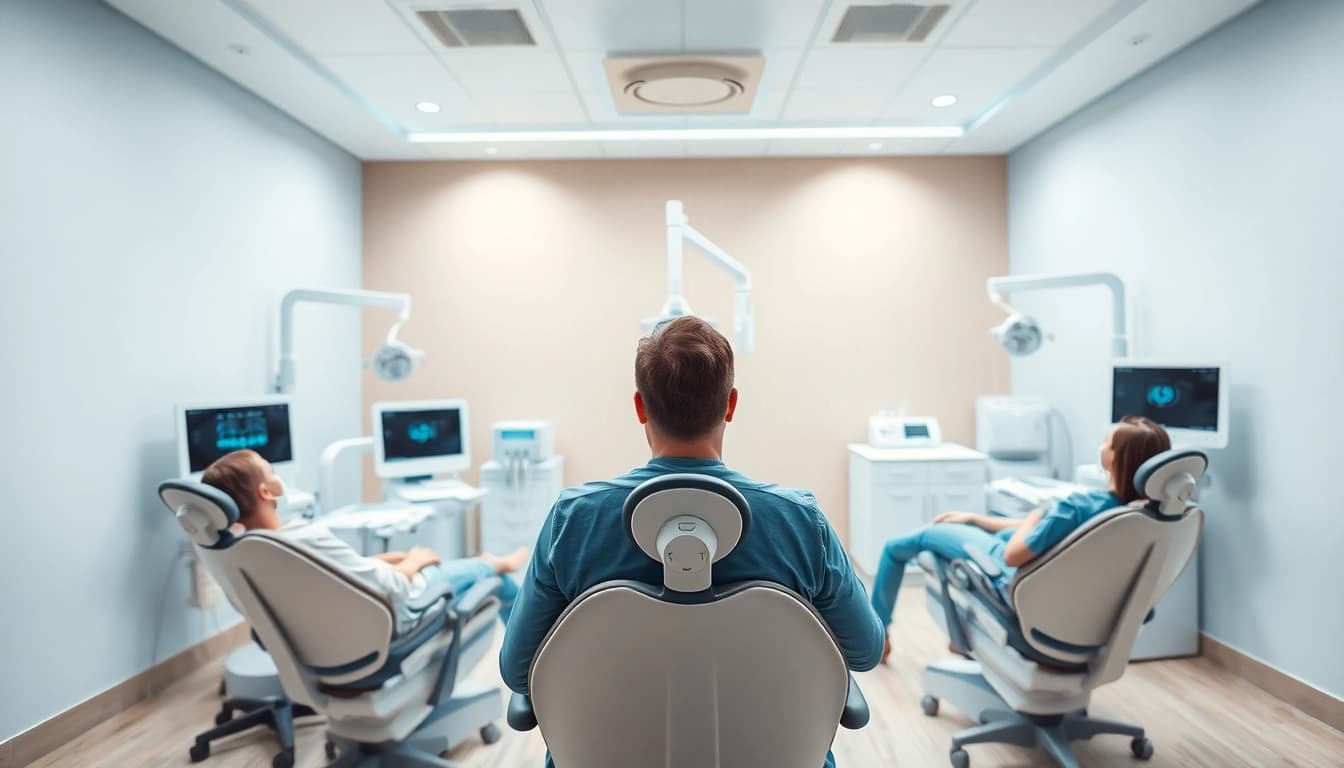 level orthodontics expert displaying advanced dental technology in a modern clinic setting.