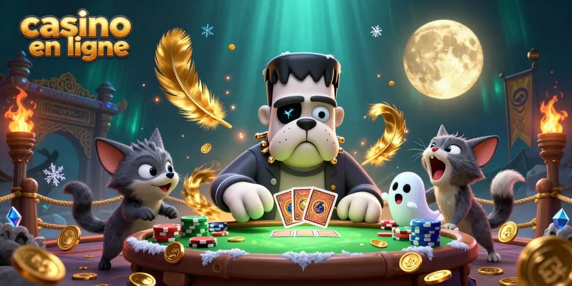 Jouez au casino en ligne avec des jeux captivants et des personnages ludiques dans une ambiance magique.