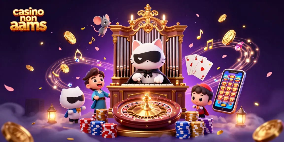 Gioca ai migliori casino non AAMS con un gatto fantasma d'opera e un'acrobata topo.