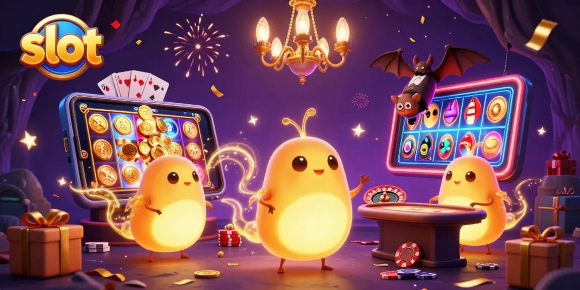 Menang slot dengan permainan slot online asik dan efek lampu yang memukau.