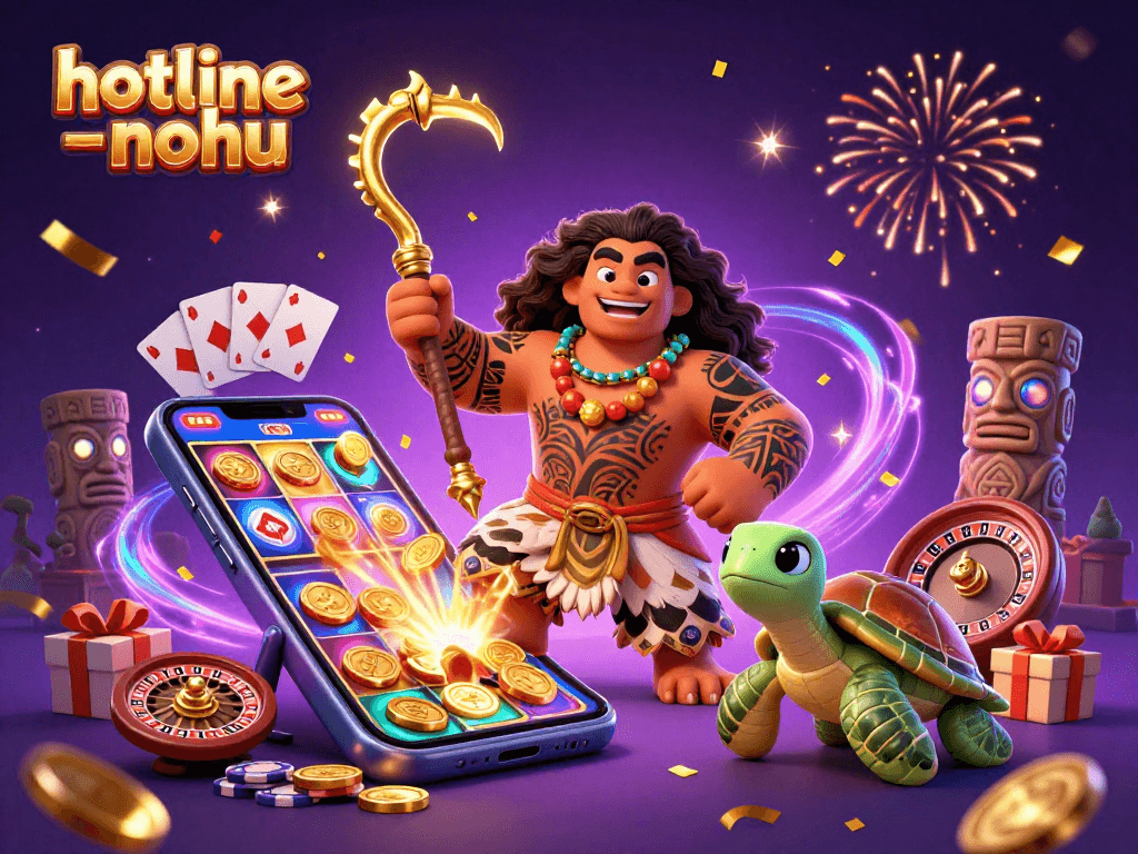 Engage in thrilling gameplay at hotline-nohu with vibrant casino elements and characters.