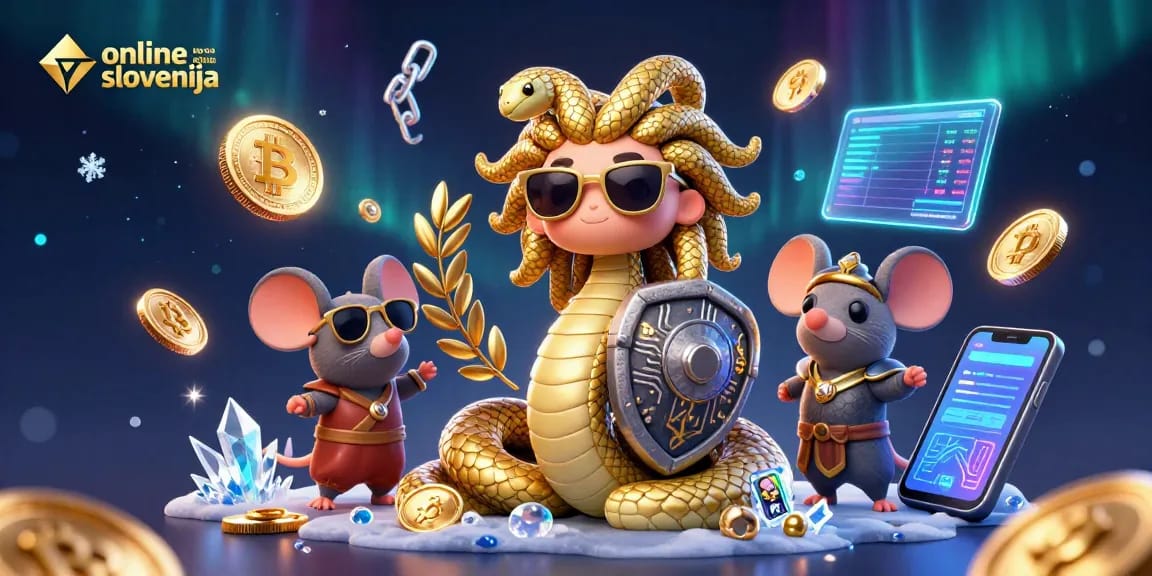 Uživajte v igrah online casino Slovenija z najbolj zabavno Meduso in bojnim mišem.