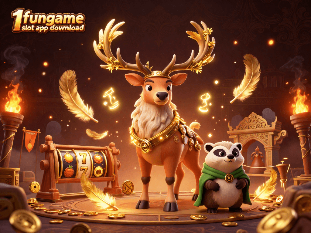 Experience the thrill of the 1fungame slot app download with vibrant casino characters and elements.