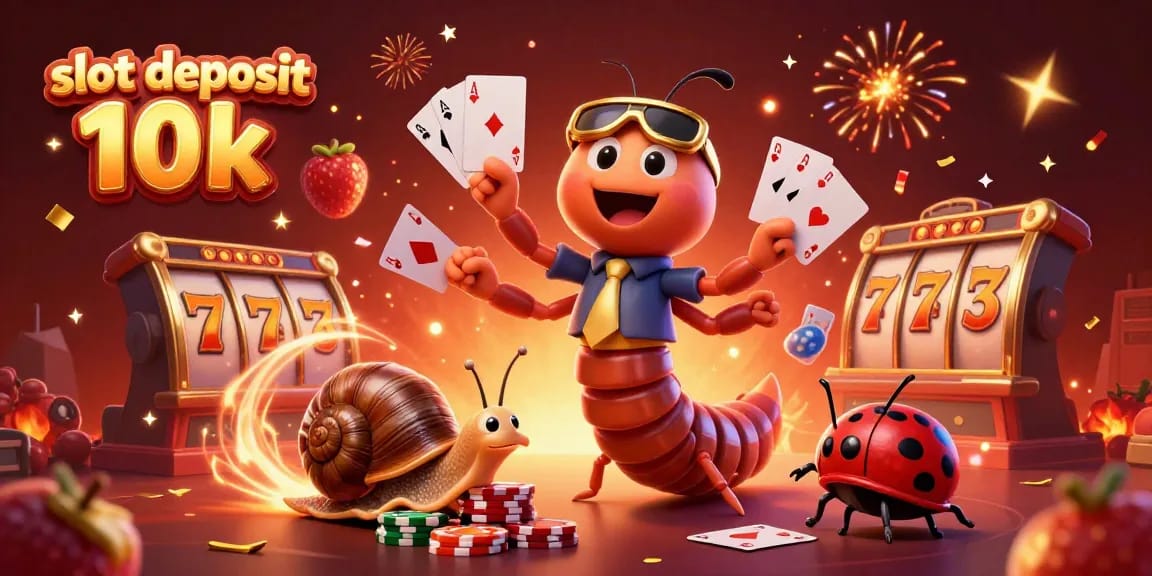 Slot deposit 10k memberikan pengalaman menarik saat bermain slot dengan desain yang berwarna dan seru.