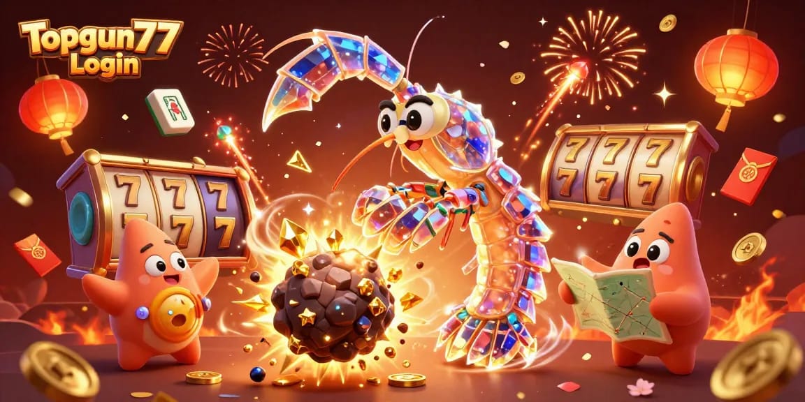 Menangkan hadiah dengan Topgun77 Login, gambarkan keberuntungan di slot online dengan pemandangan festival meriah.