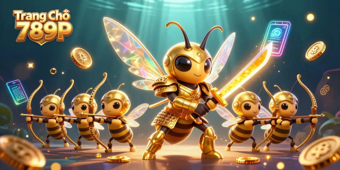 Engage in thrilling games at Trang Chủ 789P featuring vibrant 3D characters and crypto elements.