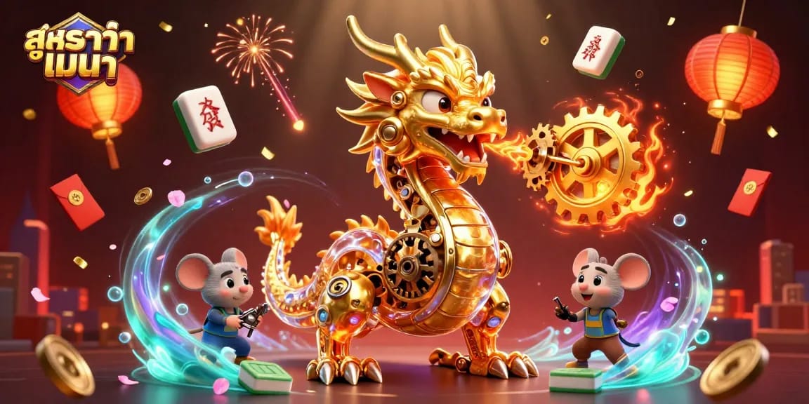 Experience winning strategies with สูตรบาคาร่าแม่นๆ in this vibrant casino illustration.