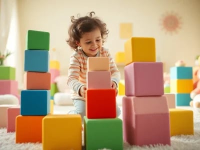 Creative Play with Soft Building Blocks: Enhancing Children's Imagination