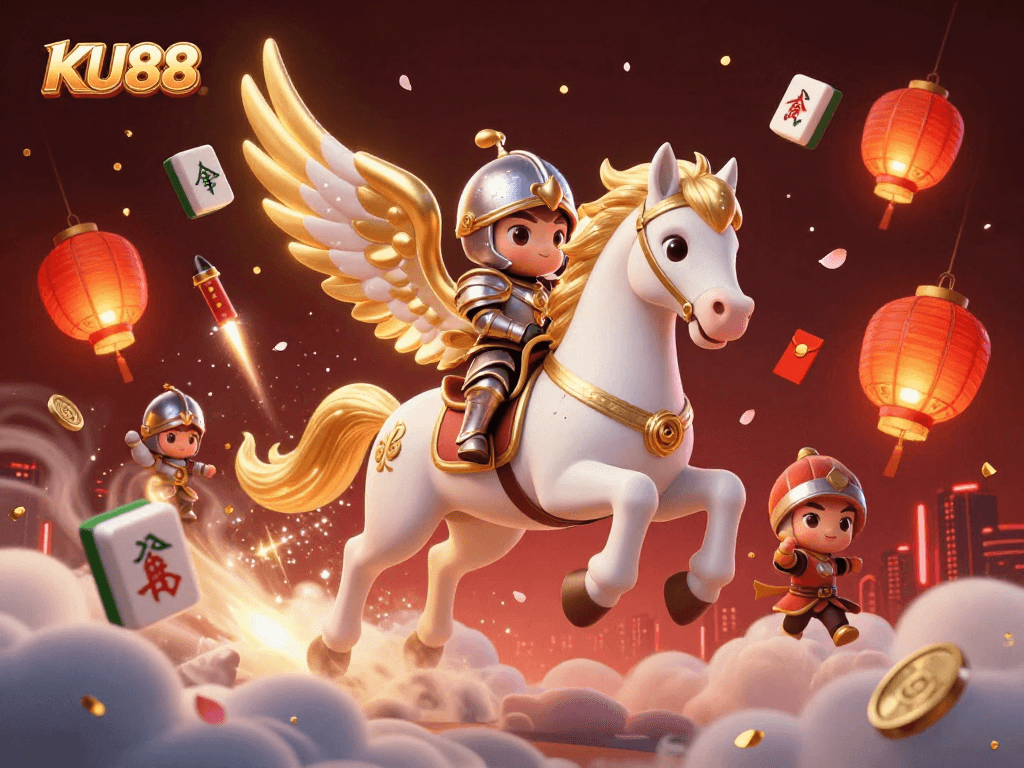 Engage with the vibrant atmosphere of KU88's celestial casino adventure, featuring stunning characters and dynamic elements.