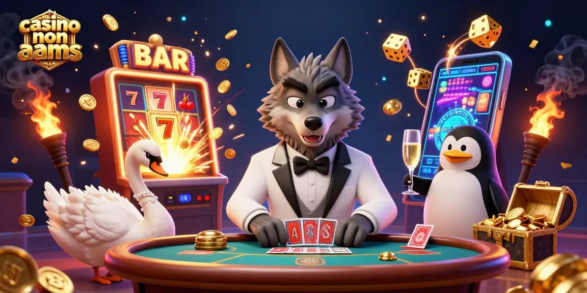 Giocatori entusiasti nel casino non AAMS con premi esplosivi e giochi avvincenti.