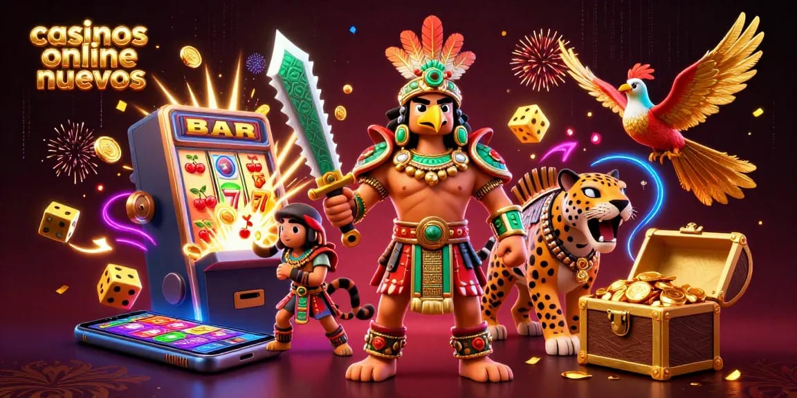 Casinos online nuevos con guerreros aztecas y tragamonedas llenas de oro y premios