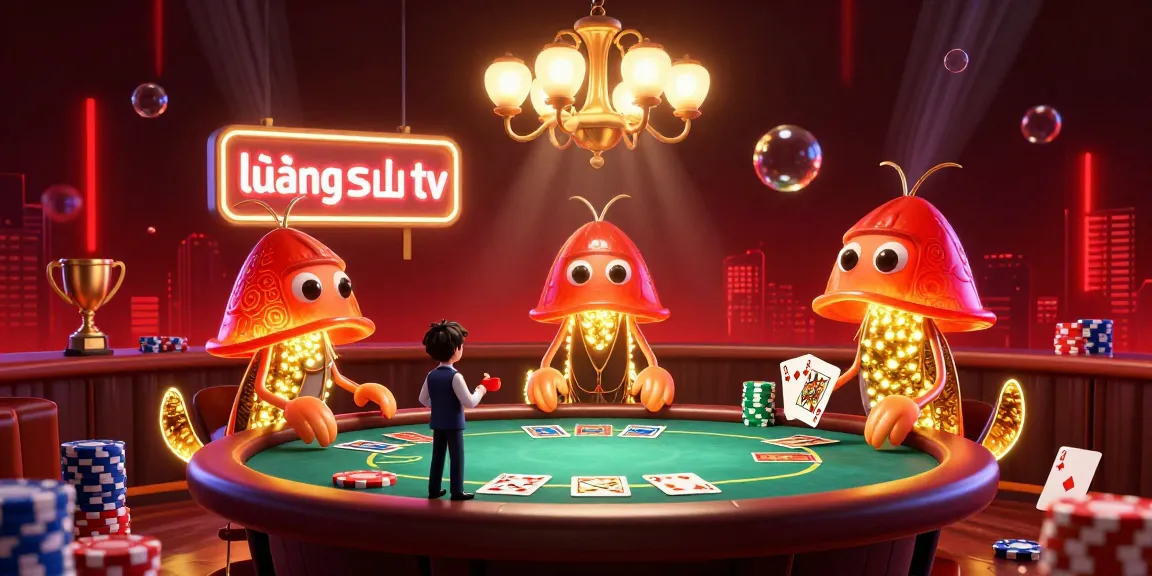 Experience live sports betting at lương sơn tv with vibrant glowworms lighting up a dynamic casino atmosphere, showcasing action and excitement.