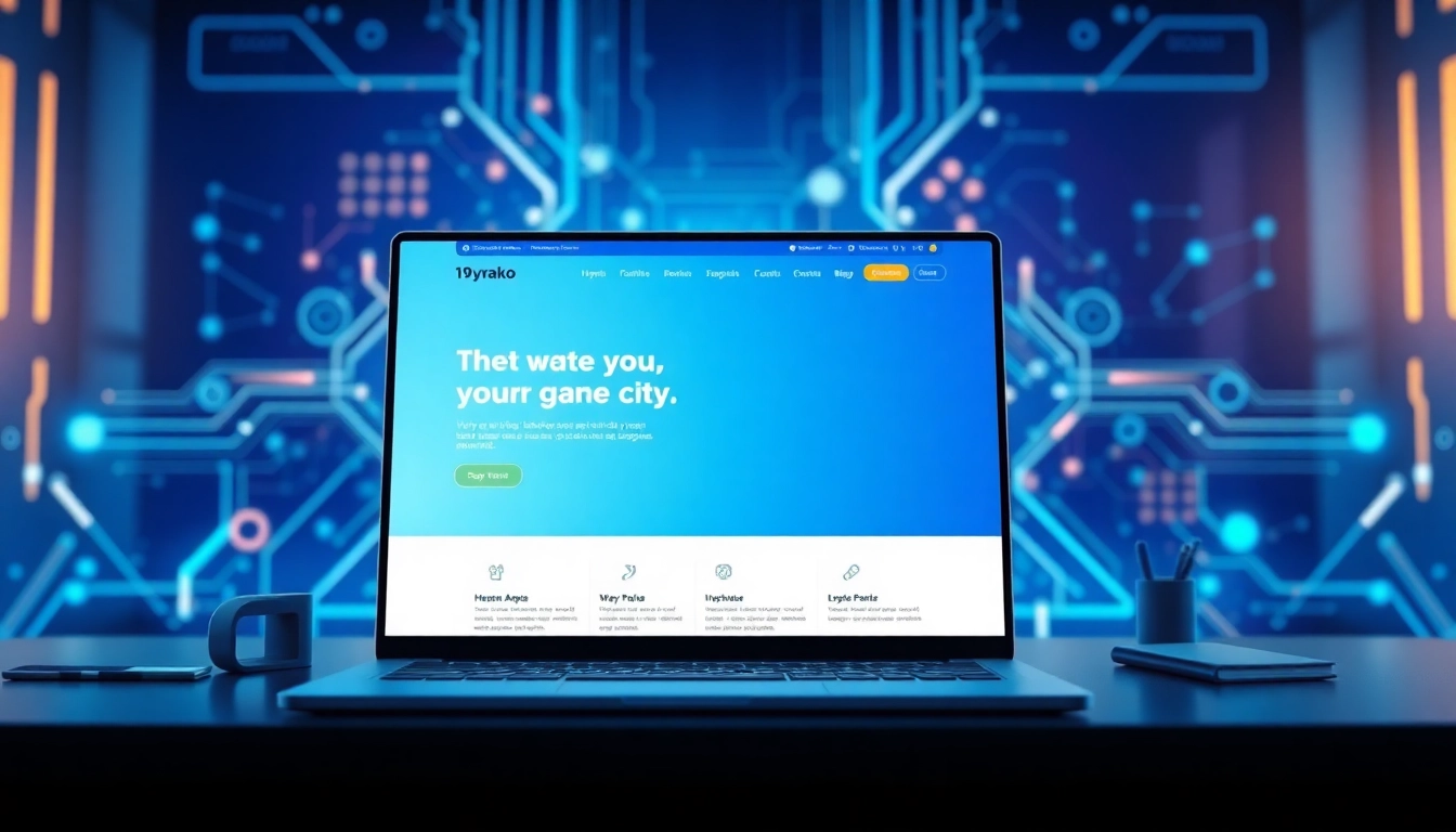 Engage with the dynamic interface of https://19yako.com/ featuring modern design elements.