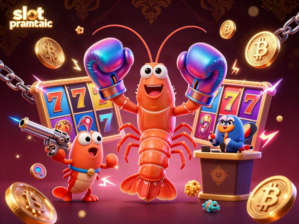 Spin the slot pragmatic with exciting elements and vibrant characters in an immersive casino scene.