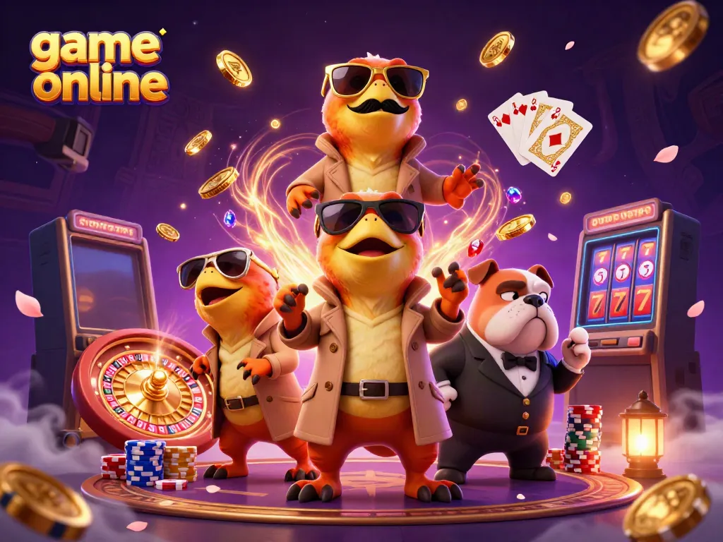 Experience exciting game online action with cartoon raptors at a VIP casino.