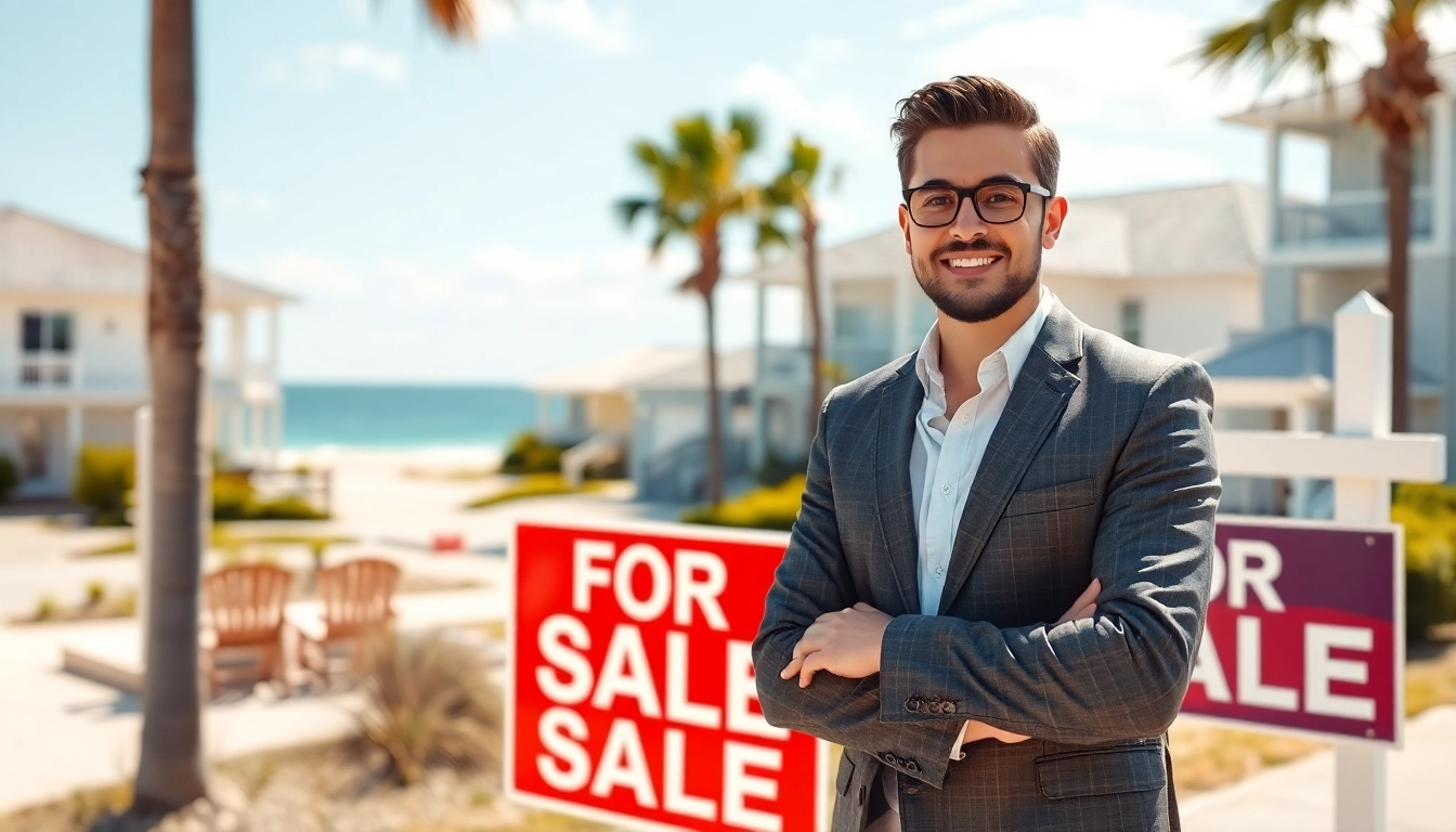 Showcasing stunning homes for sale in Pensacola FL surrounded by vibrant coastal scenery.