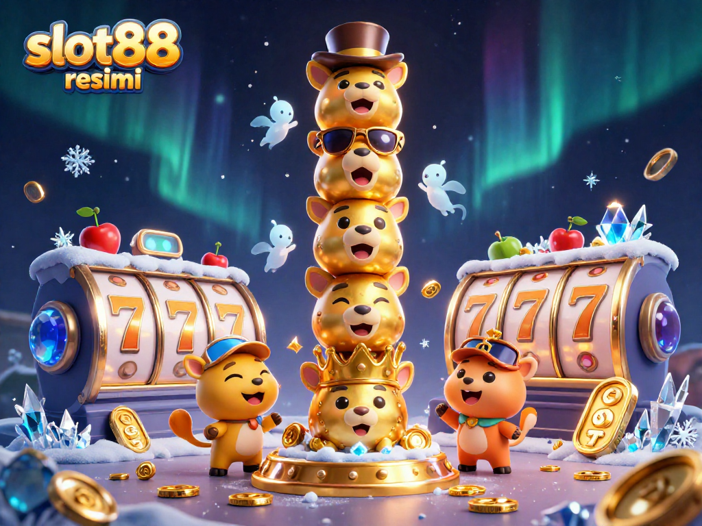 Engage with slot88 resmi’s vibrant casino atmosphere filled with dynamic slot reels, lucky 7s, and sparkling coins.