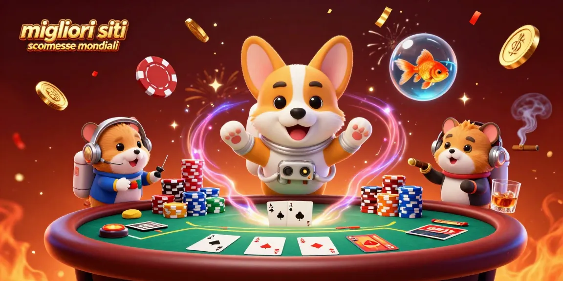 Gioca sui migliori siti scommesse mondiali con un astronauta corgi e un criceto di comando.