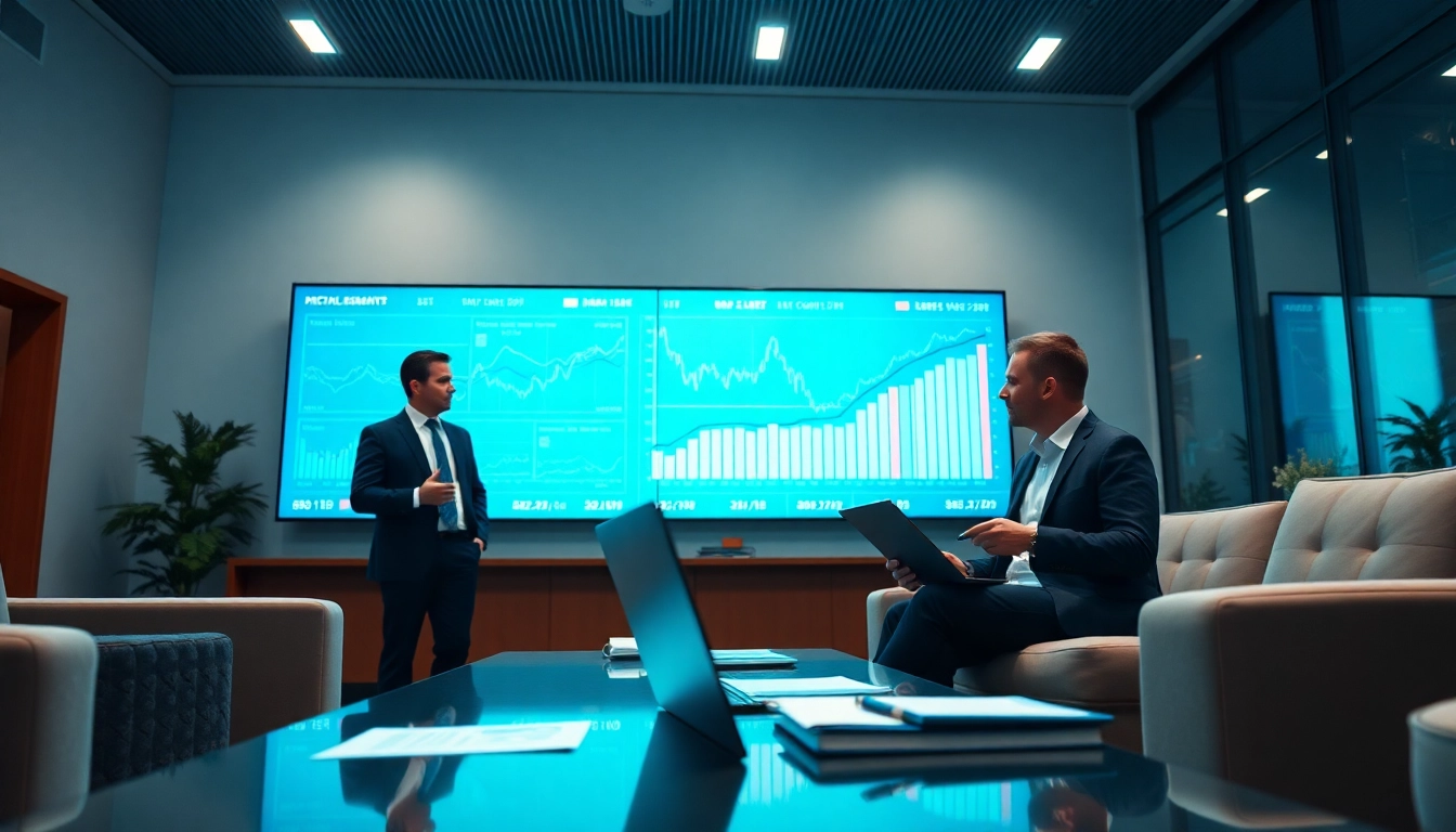 Venture Capitalists engaging in discussions about investment strategies in a modern setting.