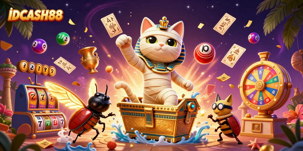 Experience the thrill of IDCASH88 with dynamic gaming elements and a vibrant casino atmosphere.