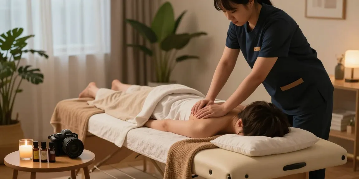 Experience 안양출장안마 service in a cozy home setting with a professional therapist.