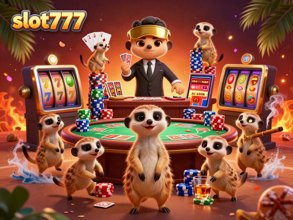 Meriahkan kasino dengan slot777 saat meerkat beraksi penuh warna dan menghibur.