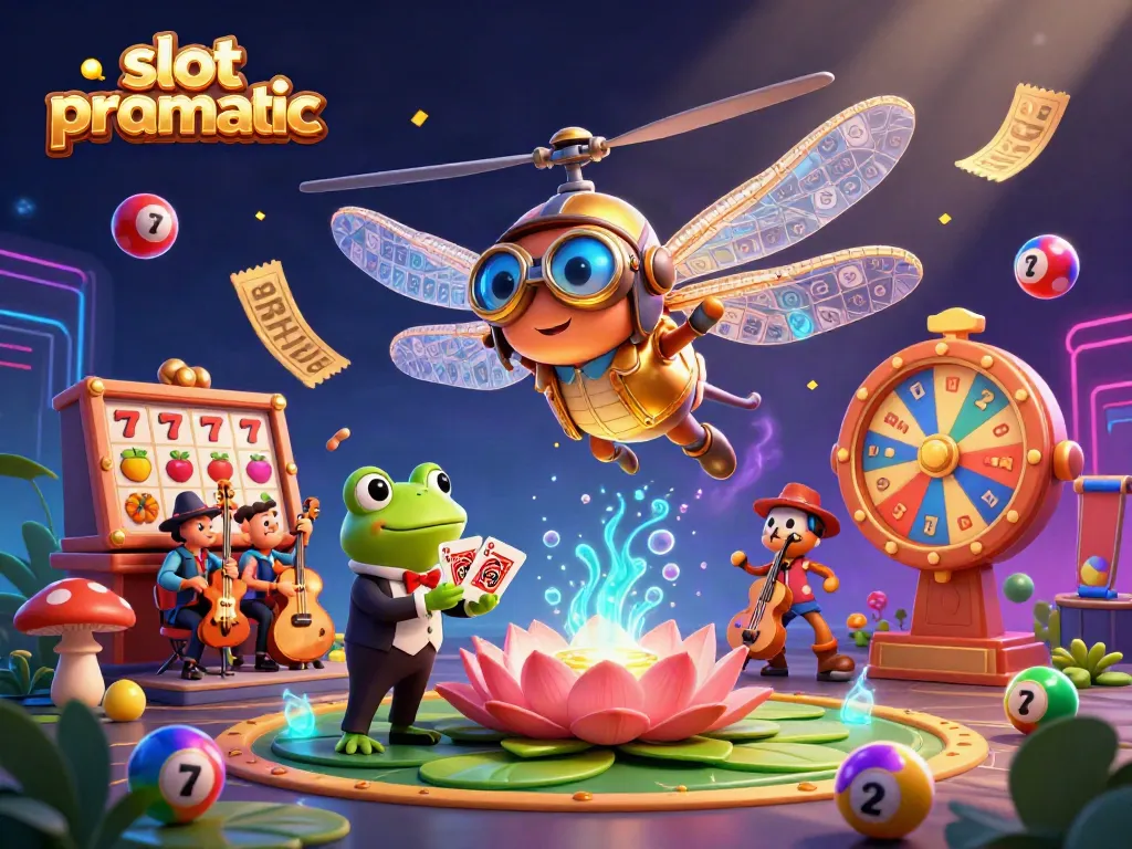 Experience thrilling gameplay with slot pragmatic in a vibrant 3D casino scene featuring dynamic elements.