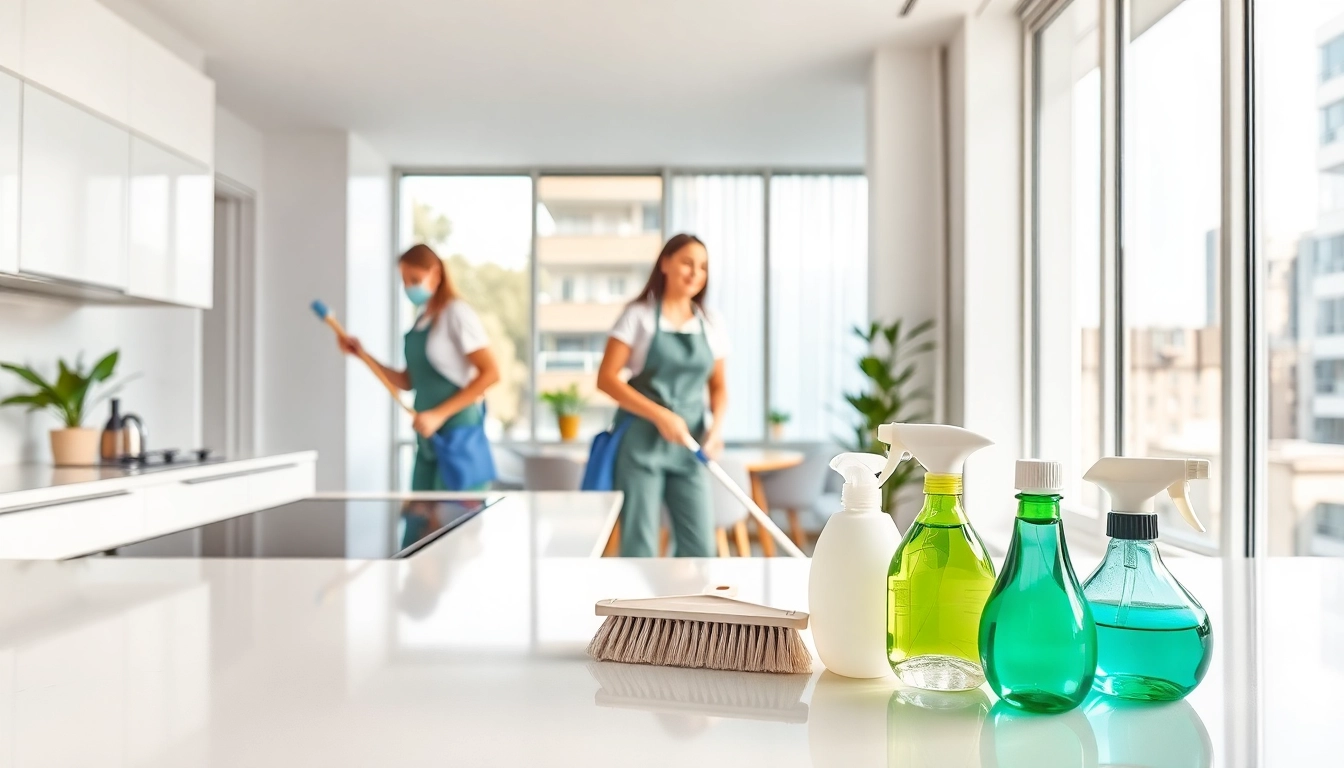 Bond cleaning Brisbane professionals delivering exceptional cleaning service in a modern apartment.