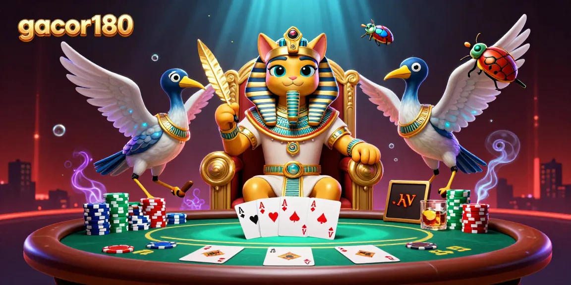 Gacor180 menang dengan permainan poker penuh aksi di kasino online terbaik.