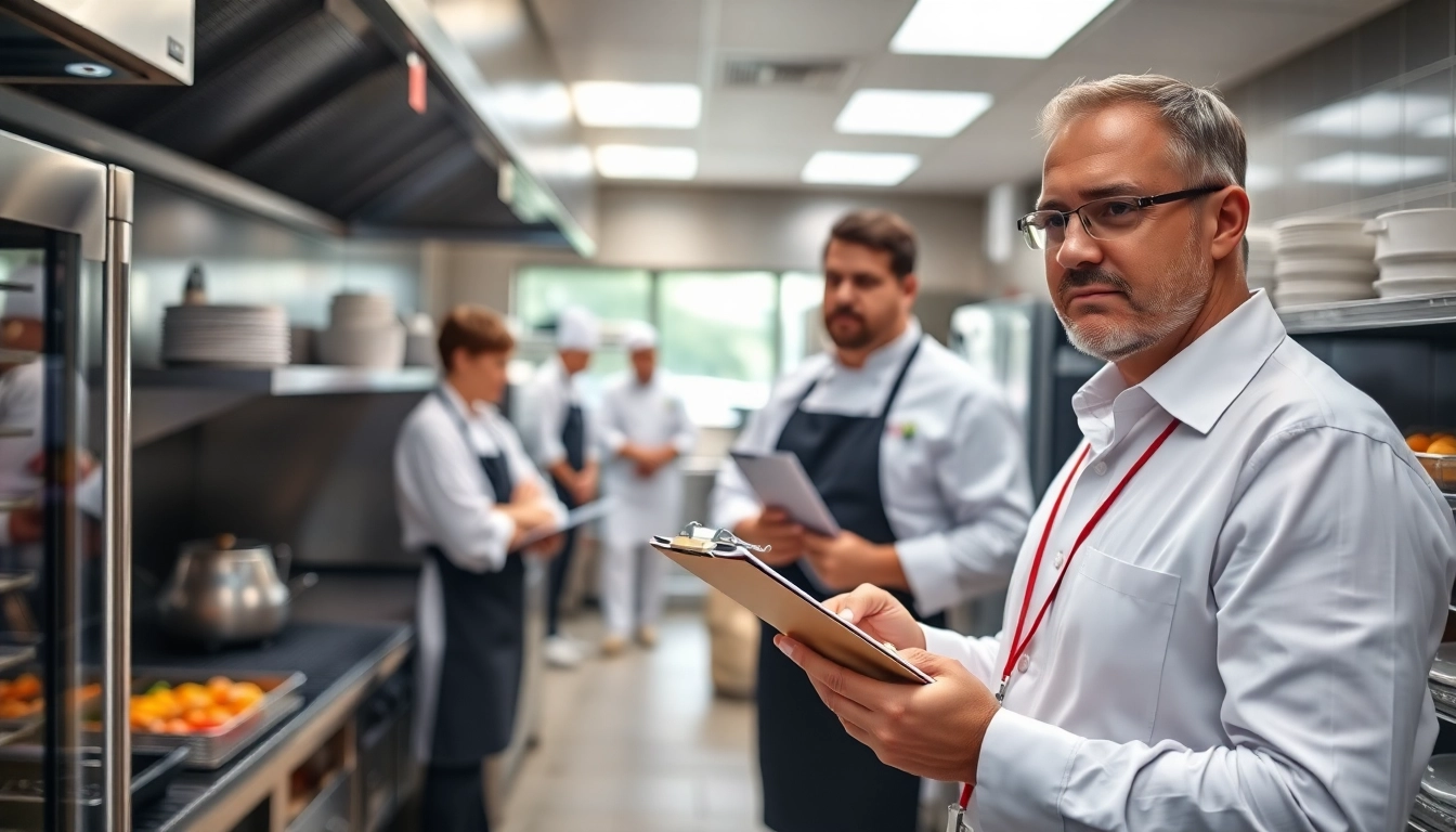 Evaluate restaurant equipment with expert guidance from a Restaurant Equipment Appraiser showcased in an active kitchen.