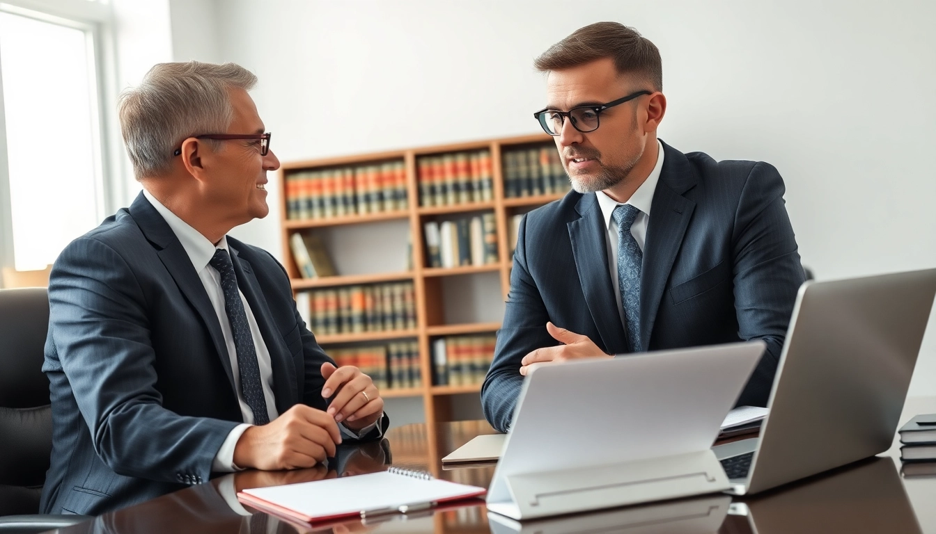 Bridgeport Criminal Defense Lawyer advising a client in a professional legal setting.